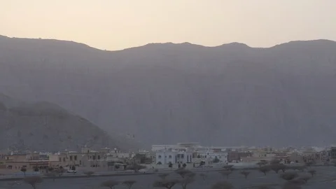 Oman Town Medium Shot 4K Stock Footage 89181828