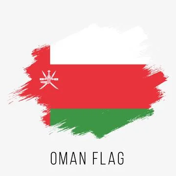 Oman Vector Flag. Oman Flag for Independence Day Stock Illustration