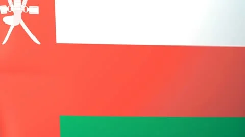 Oman Waving Flag Stock Footage 10762309