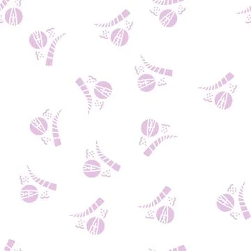 Ombre brows glyph seamless pattern Stock Illustration