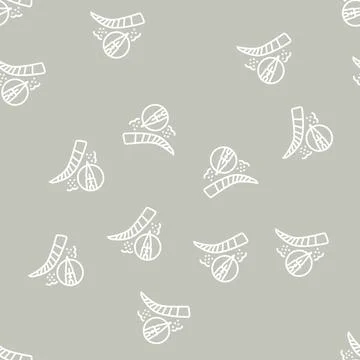 Ombre brows line seamless pattern Stock Illustration