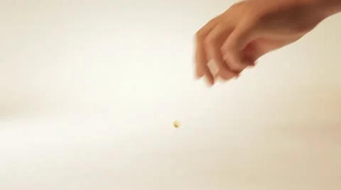 Omega-3 pill on the white surface. Stock Footage 22256210
