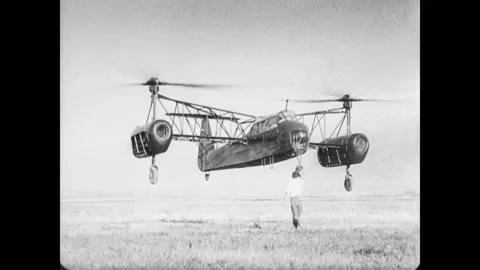 Omega: Soviet helicopter Stock Footage 166226886