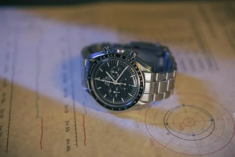 Omega Speedmaster Moonwatch Foto stock