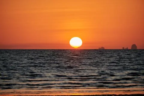 Omega Sunset Stock Photos