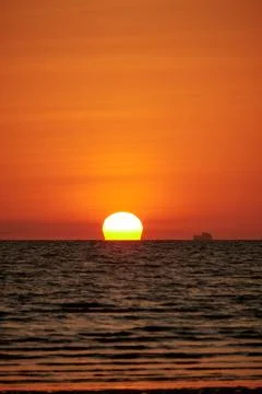 Omega Sunset Stock Photos