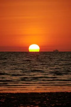Omega Sunset Stock Photos