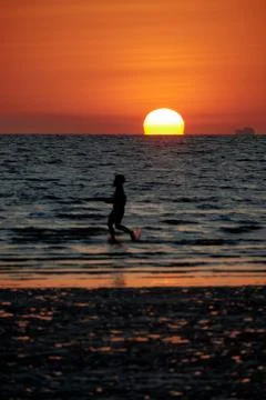 Omega Sunset Stock Photos