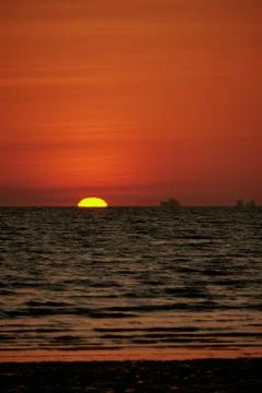 Omega Sunset Stock Photos