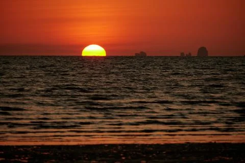 Omega Sunset Stock Photos