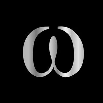 Omega symbol Stock Illustration