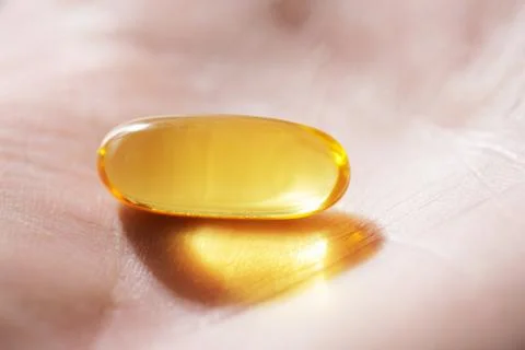 Omega3 capsule Stock Photos