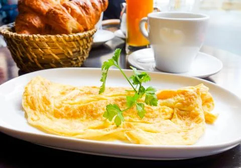 Omelet with Stock Photos