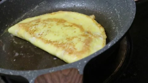 Omelette Breakfast 2 Stock Footage 276687747