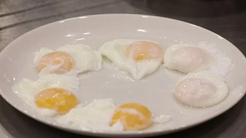 Omelette close up 2 Video stock 312953259