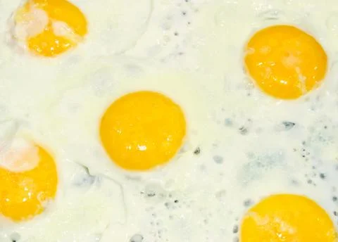 Omelette of five eggs Stock Photos