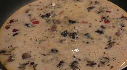 Omelette Stock Footage 47443223