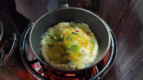 Omelette Stock Footage 158954934