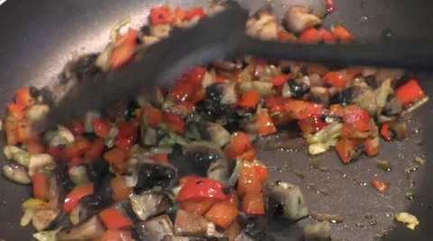 Omelette ingredients Stock Footage 47393838