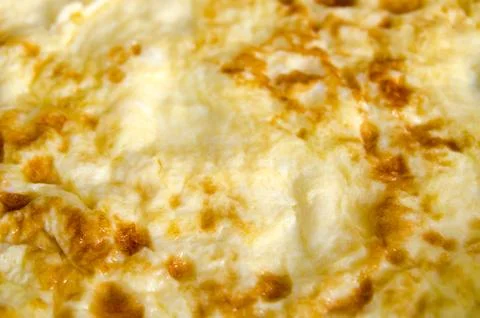 Omelette macro Stock Photos