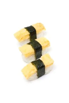 Omelette nigiri Stock Photos
