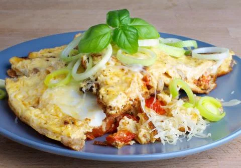 Omelette Foto stock