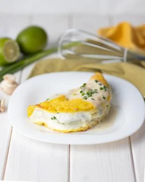 Omelette souffle Stock Photos