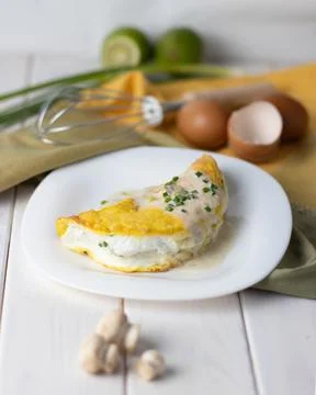 Omelette souffle Stock Photos