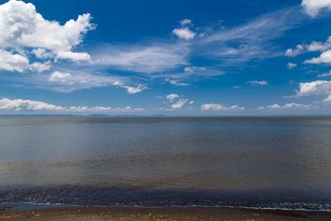Ometepe beach view with sky Stock Photos