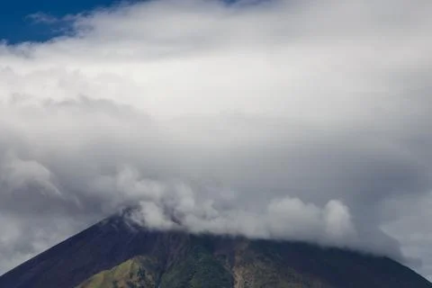 Ometepe volcano Stock Photos