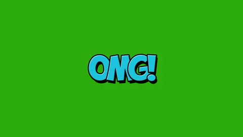 Omg Comic Pop Art text animation. Stock Footage 253803346