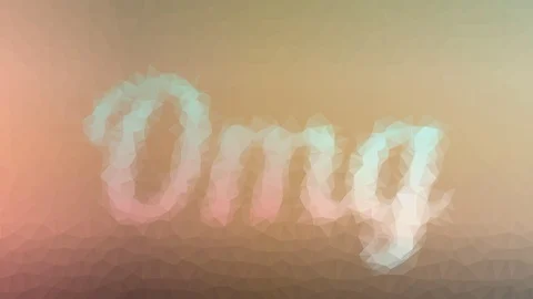 Omg Dissolving Technological Tessellation Looping Pulsing Polygons Vídeos de archivo 109242610
