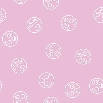 Omg emoji line seamless pattern Ilustración de archivo