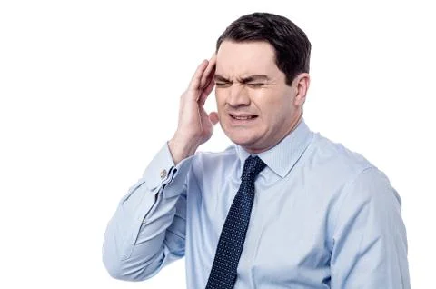 OMG, it's paining too much. Stock Photos