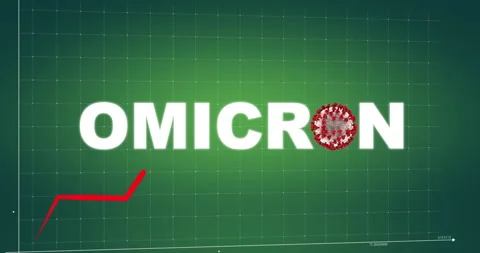 Omicron Coronavirus, Increasing Cases Number loopable stock video - Stok video Stock-Footage 169062296