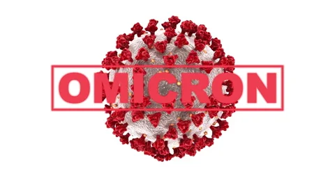 Omicron Coronavirus, loopable stock video stock video Stock Footage 169061600