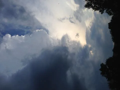 Ominous Cloud Formation 스톡 사진