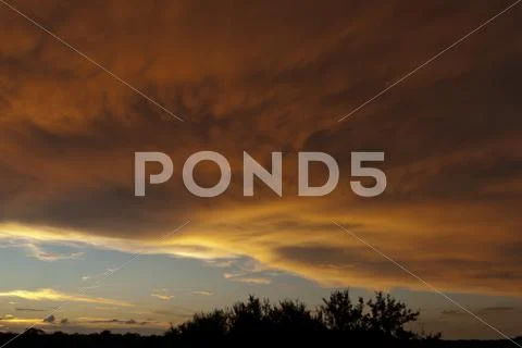 Ominous Clouds 003 Stock Photos