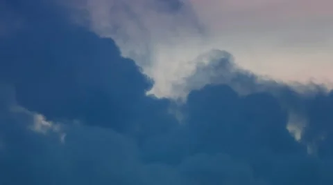 Ominous Clouds Building in the Sky Video stock 48337843