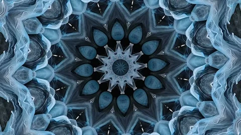 The ominous dark circles of hell opened up. Blue and black Stock Footage 317796387