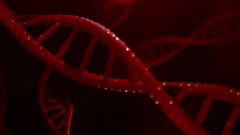 Ominous DNA strand Video stock 168026639