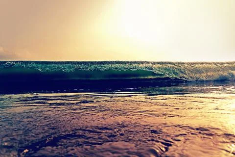 Ominous Ocean Wave Foto stock