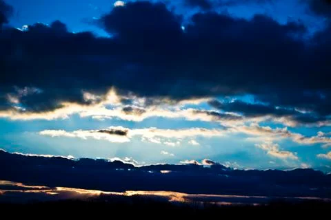 Ominous Sky 写真素材