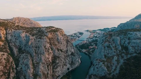 The Omis city Stock Footage 79967334