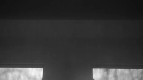 Omits the curtain, close the window 動画素材 35279522