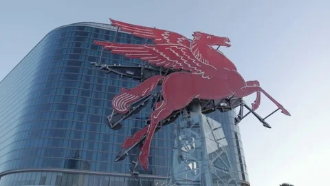 Omni Hotel Pegasus in Day (Dallas) Stock Footage