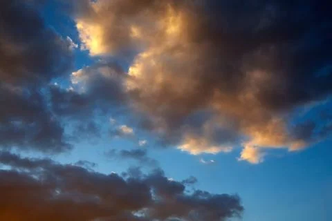 Omnious clouds Stock Photos