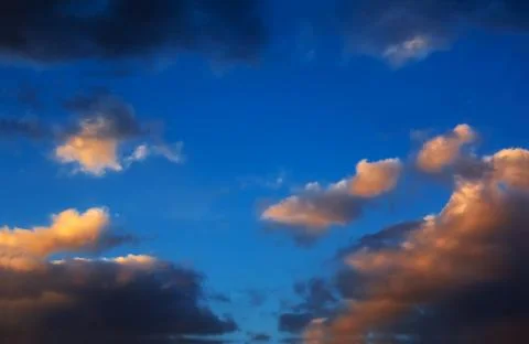 Omnious clouds Stock Photos