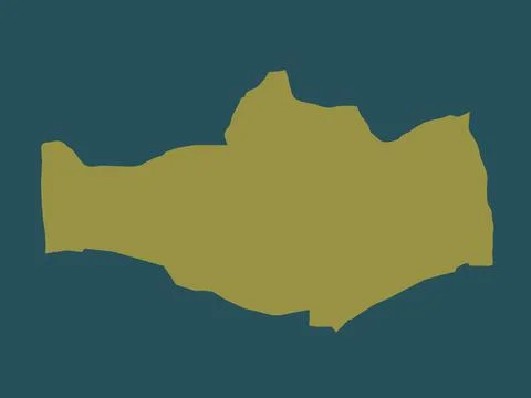 Omnogovi, Mongolia. Solid color shape 스톡 일러스트