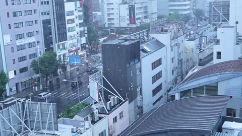 Omotesando via highrise building Stock Footage 158968408